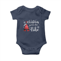 Funny Christmas Native American Baby Onesie Christmas With My Tribes