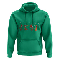 Funny Christmas Native American Hoodie Santa Kokopeli Snowflake