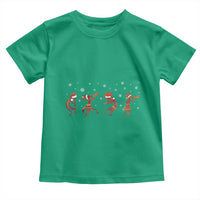 Funny Christmas Native American Toddler T Shirt Santa Kokopeli Snowflake