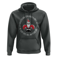 Funny Cajun Louisiana Christmas Hoodie Laissez Les Bons Temps Rouler & Joyeux Merry Christmas Santa Saint Symbol