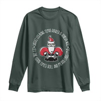 Funny Cajun Louisiana Christmas Long Sleeve Shirt Laissez Les Bons Temps Rouler & Joyeux Merry Christmas Santa Saint Symbol