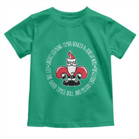 Funny Cajun Louisiana Christmas Toddler T Shirt Laissez Les Bons Temps Rouler & Joyeux Merry Christmas Santa Saint Symbol