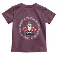 Funny Cajun Louisiana Christmas Toddler T Shirt Laissez Les Bons Temps Rouler & Joyeux Merry Christmas Santa Saint Symbol