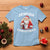 Funny Jewish Christmas T Shirt Santa Is Eating Chinese Food Hanukkah Hebrew - Wonder Print Shop