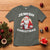 Funny Jewish Christmas T Shirt Santa Is Eating Chinese Food Hanukkah Hebrew - Wonder Print Shop