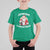 Funny Jewish Christmas T Shirt For Kid Santa Is Eating Chinese Food Hanukkah Hebrew - Wonder Print Shop