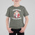 Funny Jewish Christmas T Shirt For Kid Santa Is Eating Chinese Food Hanukkah Hebrew - Wonder Print Shop