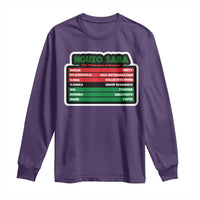Nguzo Saba The 7 Principles Of Kwanzaa Long Sleeve Shirt