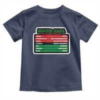 Nguzo Saba The 7 Principles Of Kwanzaa Toddler T Shirt