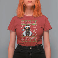 Funny Dirty Santa Diddy Christmas T Shirt For Women Ain't No Party Like A Diddy Party - Wonder Print Shop