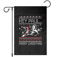 Funny Christmas Psycho Garden Flag Hey Paul Merry Christmas Serrial Killer Movie - Wonder Print Shop