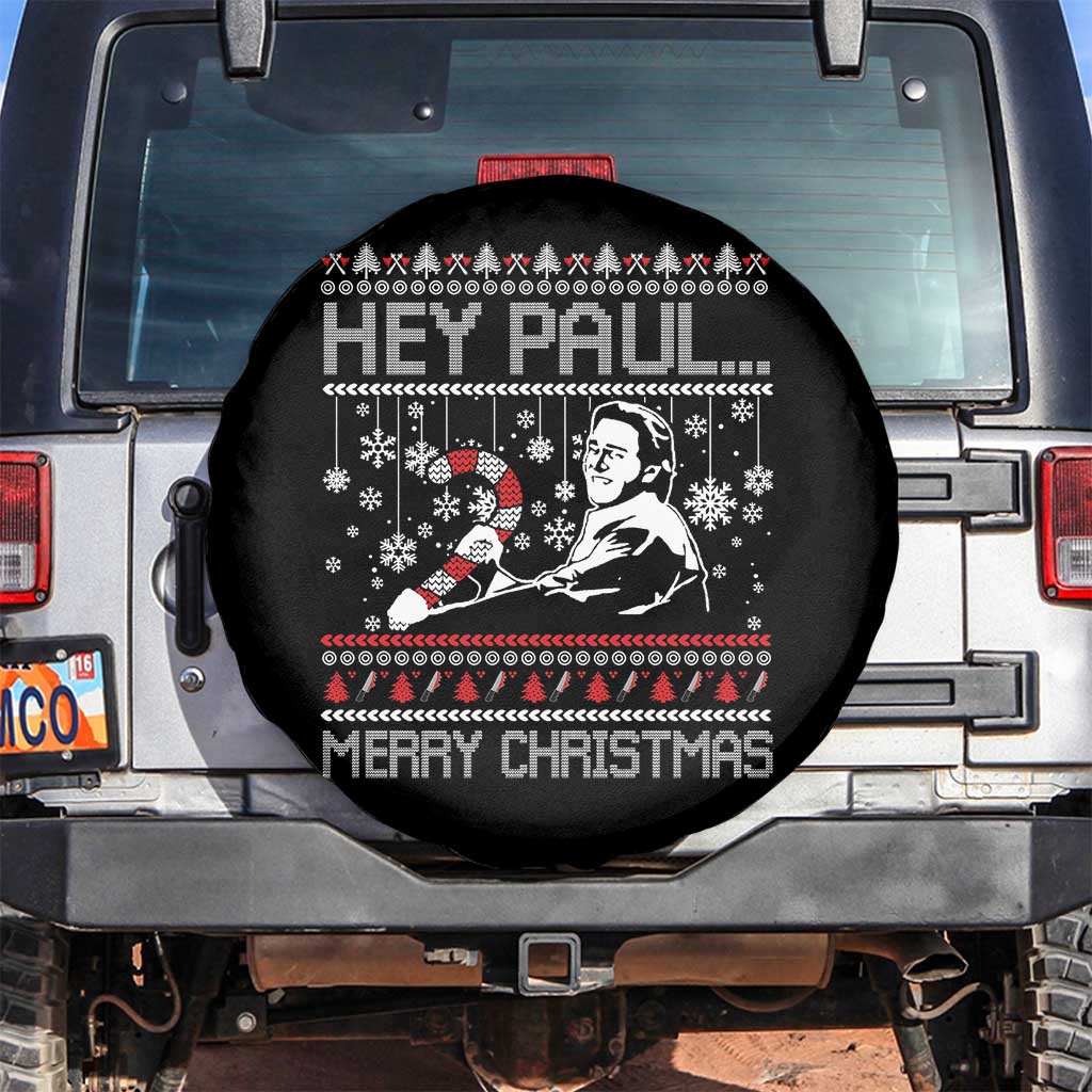 Funny Christmas Psycho Spare Tire Cover Hey Paul Merry Christmas Serrial Killer Movie - Wonder Print Shop
