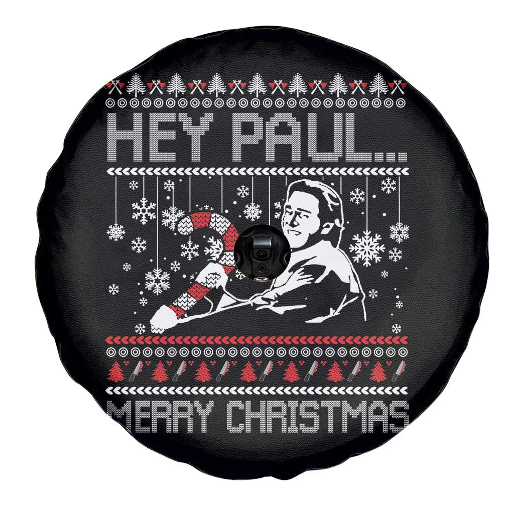 Funny Christmas Psycho Spare Tire Cover Hey Paul Merry Christmas Serrial Killer Movie - Wonder Print Shop