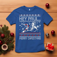 Funny Christmas Psycho T Shirt Hey Paul Merry Christmas Serrial Killer Movie - Wonder Print Shop