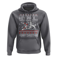 Funny Christmas Psycho Hoodie Hey Paul Merry Christmas Serrial Killer Movie - Wonder Print Shop