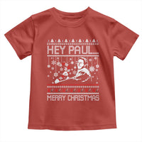 Funny Christmas Psycho Toddler T Shirt Hey Paul Merry Christmas Serrial Killer Movie - Wonder Print Shop