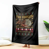 Tax Evasion Lobster Christmas Throw Blanket Funny Sarcasm Oddly Specific Meme - Wonder Print Shop