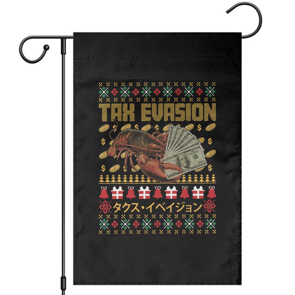 Tax Evasion Lobster Christmas Garden Flag Funny Sarcasm Oddly Specific Meme - Wonder Print Shop