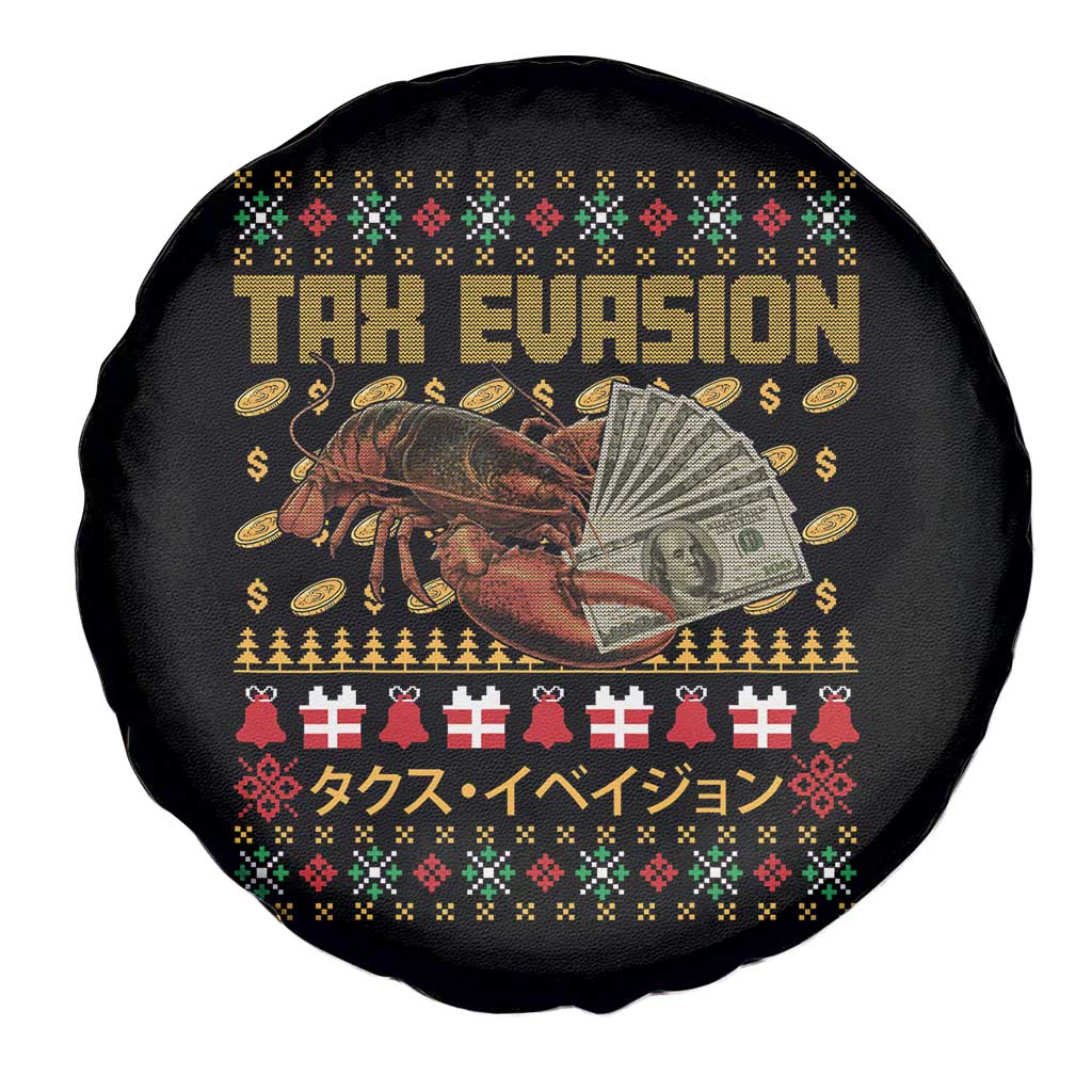 Tax Evasion Lobster Christmas Spare Tire Cover Funny Sarcasm Oddly Specific Meme - Wonder Print Shop
