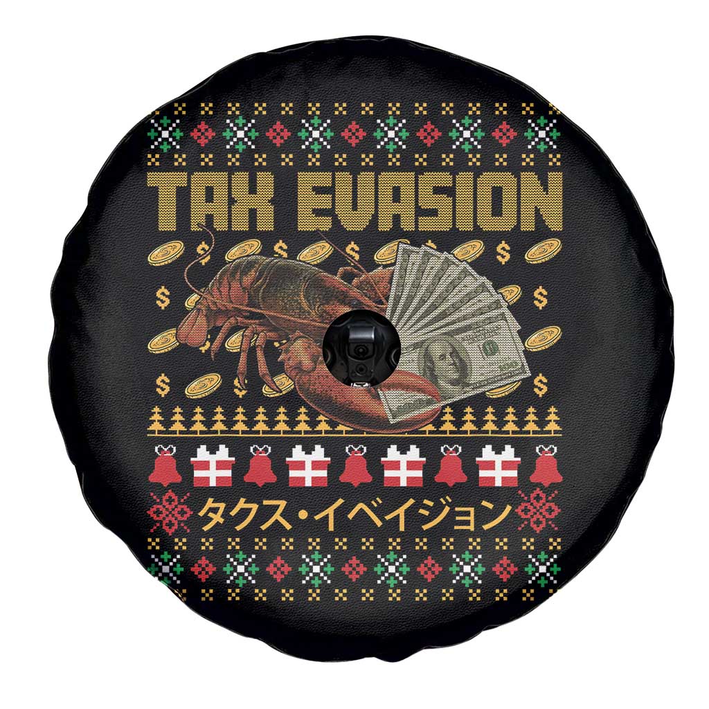 Tax Evasion Lobster Christmas Spare Tire Cover Funny Sarcasm Oddly Specific Meme - Wonder Print Shop