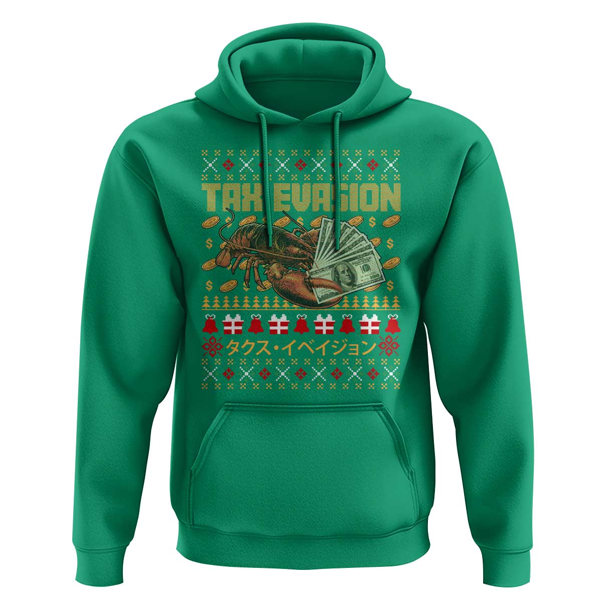 Tax Evasion Lobster Christmas Hoodie Funny Sarcasm Oddly Specific Meme - Wonder Print Shop