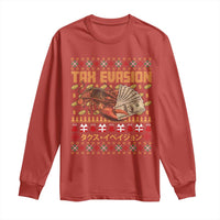 Tax Evasion Lobster Christmas Long Sleeve Shirt Funny Sarcasm Oddly Specific Meme - Wonder Print Shop