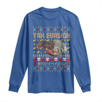 Tax Evasion Lobster Christmas Long Sleeve Shirt Funny Sarcasm Oddly Specific Meme - Wonder Print Shop