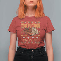 Tax Evasion Lobster Christmas T Shirt For Women Funny Sarcasm Oddly Specific Meme - Wonder Print Shop
