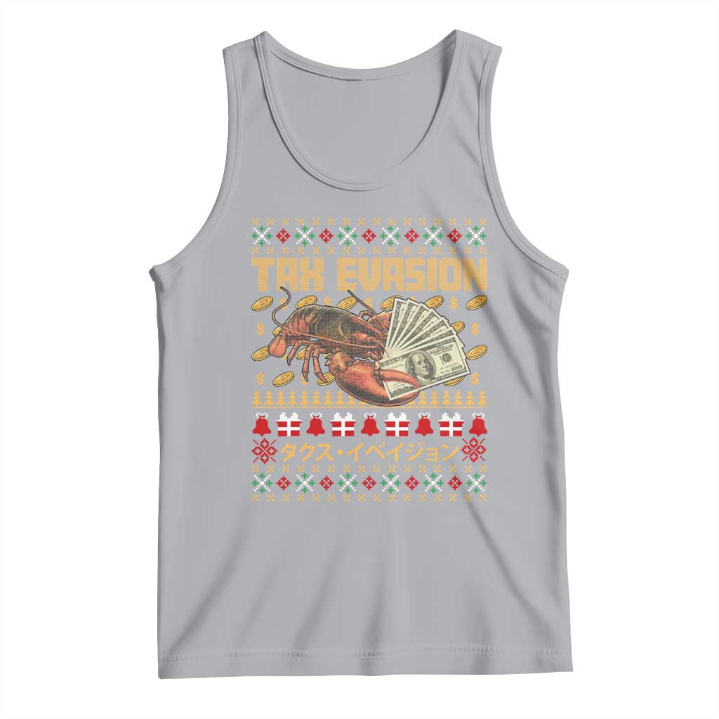 Tax Evasion Lobster Christmas Tank Top Funny Sarcasm Oddly Specific Meme - Wonder Print Shop