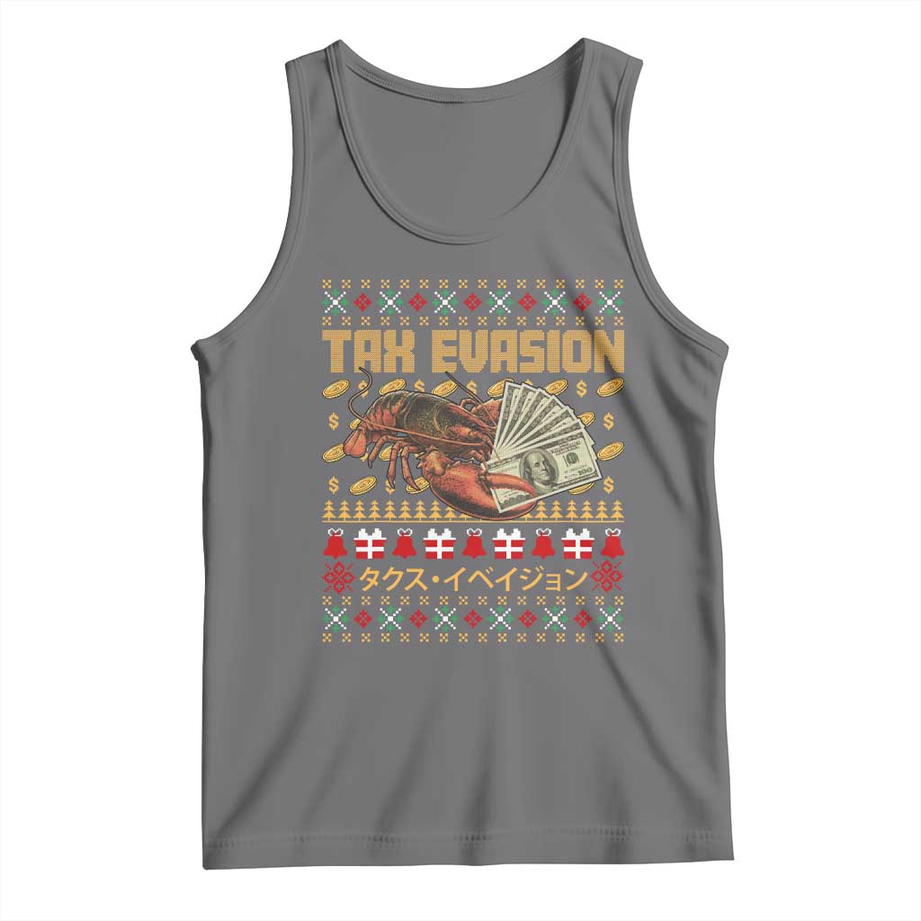Tax Evasion Lobster Christmas Tank Top Funny Sarcasm Oddly Specific Meme - Wonder Print Shop