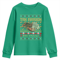 Tax Evasion Lobster Christmas Youth Sweatshirt Funny Sarcasm Oddly Specific Meme - Wonder Print Shop