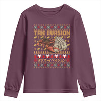 Tax Evasion Lobster Christmas Youth Sweatshirt Funny Sarcasm Oddly Specific Meme - Wonder Print Shop