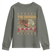 Tax Evasion Lobster Christmas Youth Sweatshirt Funny Sarcasm Oddly Specific Meme - Wonder Print Shop