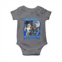Funny Six Seven Alpha Wolf Baby Onesie Alpha Loading 67 Savage Wolves Moon Meme