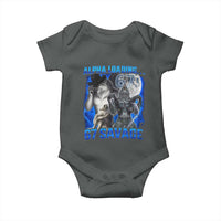 Funny Six Seven Alpha Wolf Baby Onesie Alpha Loading 67 Savage Wolves Moon Meme