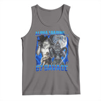 Funny Six Seven Alpha Wolf Tank Top Alpha Loading 67 Savage Wolves Moon Meme