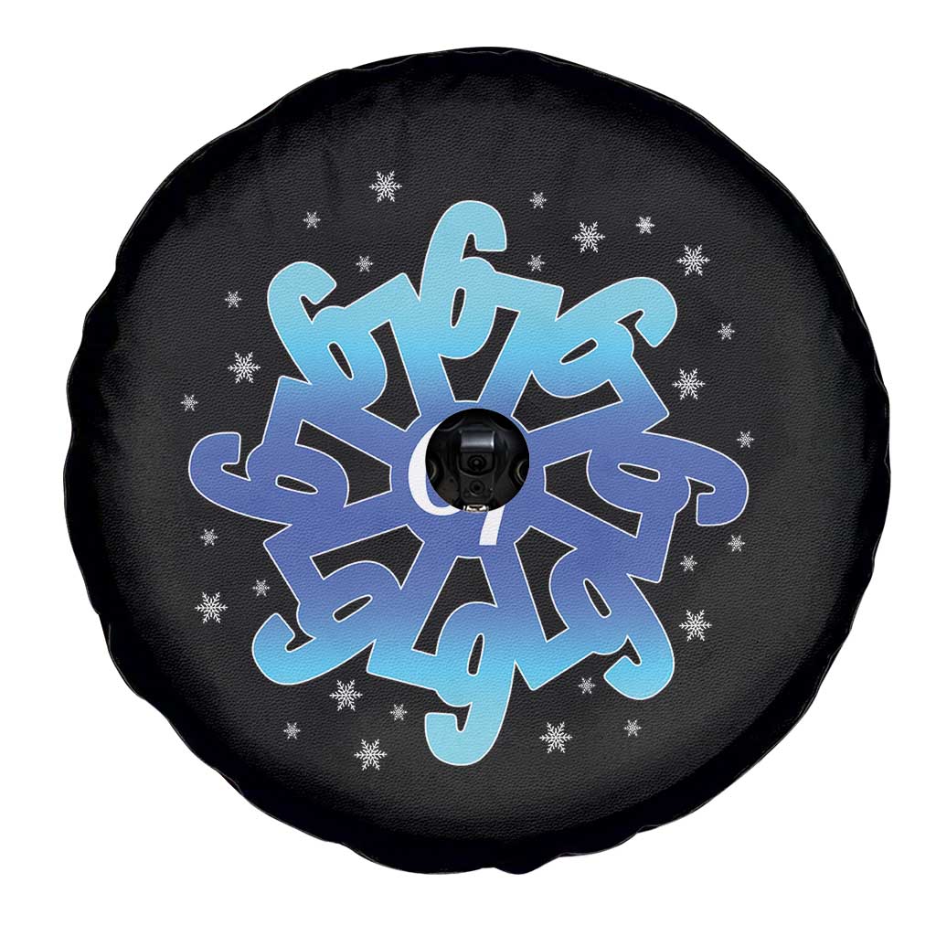 Funny 67 Christmas Snowflake Spare Tire Cover Six Seven Meme Xmas - Wonder Print Shop
