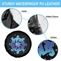 Funny 67 Christmas Snowflake Spare Tire Cover Six Seven Meme Xmas - Wonder Print Shop