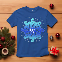 Funny 67 Christmas Snowflake T Shirt Six Seven Meme Xmas - Wonder Print Shop