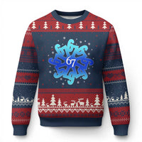 Funny 67 Xmas Snowflake Ugly Christmas Sweater Six Seven Meme Xmas - Wonder Print Shop