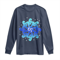 Funny 67 Christmas Snowflake Long Sleeve Shirt Six Seven Meme Xmas - Wonder Print Shop