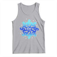 Funny 67 Christmas Snowflake Tank Top Six Seven Meme Xmas - Wonder Print Shop