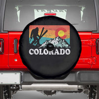 Funny Colorado Skiing Bigfoot Snow Mountain Winter Sport Spare Tire Cover - Wonder Print Shop