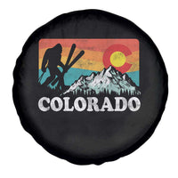 Funny Colorado Skiing Bigfoot Snow Mountain Winter Sport Spare Tire Cover - Wonder Print Shop
