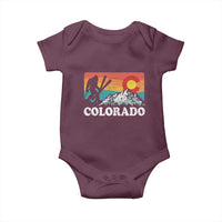 Funny Colorado Skiing Bigfoot Snow Mountain Winter Sport Baby Onesie - Wonder Print Shop