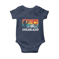 Funny Colorado Skiing Bigfoot Snow Mountain Winter Sport Baby Onesie - Wonder Print Shop