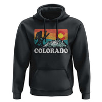 Funny Colorado Skiing Bigfoot Snow Mountain Winter Sport Hoodie - Wonder Print Shop