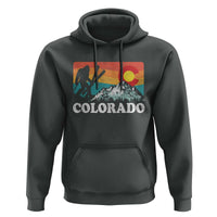 Funny Colorado Skiing Bigfoot Snow Mountain Winter Sport Hoodie - Wonder Print Shop