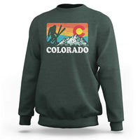 Funny Colorado Skiing Bigfoot Snow Mountain Winter Sport Sweatshirt - Wonder Print Shop