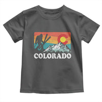 Funny Colorado Skiing Bigfoot Snow Mountain Winter Sport Toddler T Shirt - Wonder Print Shop